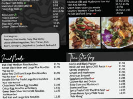 Thai Chaiyo Tustin menu