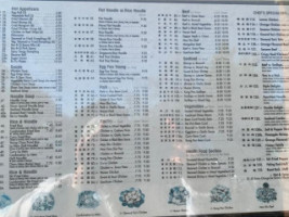 Far East Cafe menu