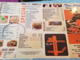 Thai Chili House menu