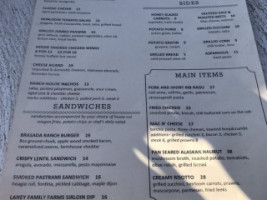 The Ranch House At Brasada Ranch menu