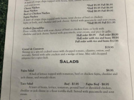 Villegas Panadera And Mexican menu