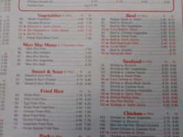 Shang Hai menu