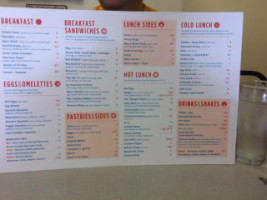 Bill's Luncheonette menu