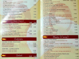 Golden Chicken menu