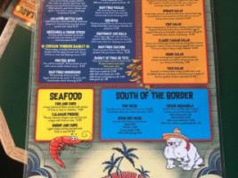 The River Dog Grill menu