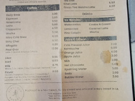 Belgium Waffle Haus menu