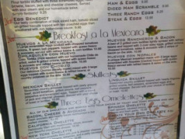 The Windmill menu