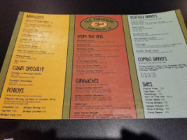 The Fish House menu