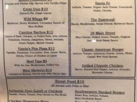 Whiskey Taco Foxtrot menu