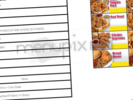 Bojangles' Famous Chicken N Biscuits menu