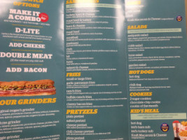 Eegee's menu