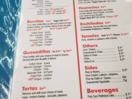 Taco Tienda Mexicana menu