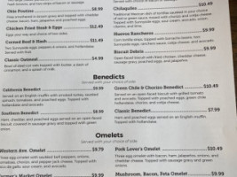 Sunnyside Diner menu