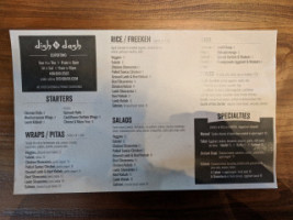 Dish N' Dash menu