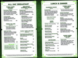 Metro Diner menu