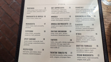 Nomad Pizza menu