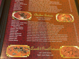 Gulzar's Indian Cuisine menu