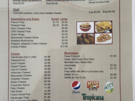 Niro's Gyros menu