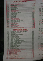 Tai Feng Panda House menu