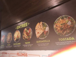 Cafe Rio Mexican Grill menu