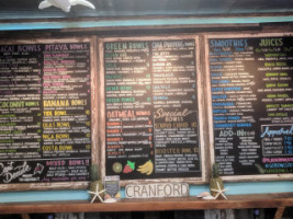 Playa Bowls menu