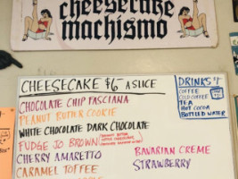 Cheesecake Machismo menu