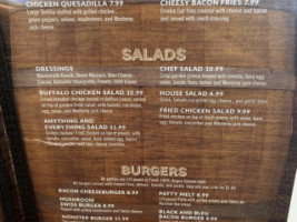 The Wooden Barrel menu