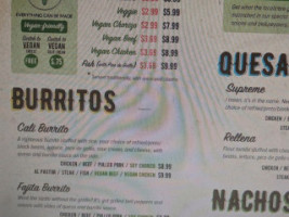 Nacho Taco menu