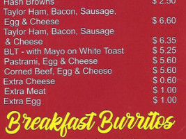 Firehouse Bagel Co menu