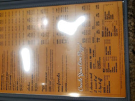 Round Table Pizza menu