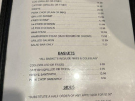 Murdock's Place menu