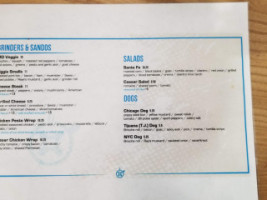 The Grind House menu