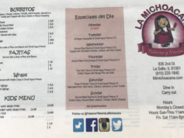 And Grill Los Jarritos menu