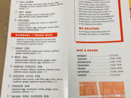 Thang's Family Ramen menu