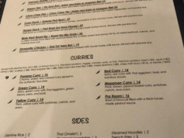 Blue Orchid Thai Cuisine menu