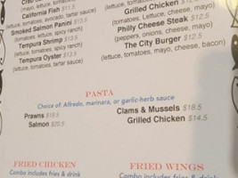 The City Fish menu