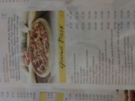 Tony's Pizzeria menu