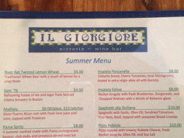 Il Giorgione menu