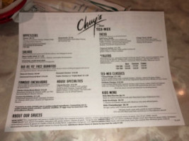 Chuy's menu