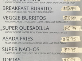 El Chapin menu