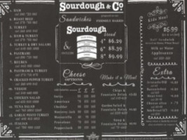 Sourdough And Co Broadway menu