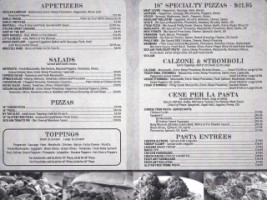 Morrone's Pizza menu