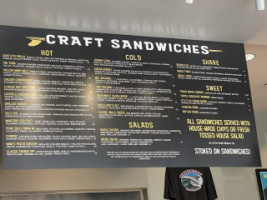 Surf City Sandwich menu