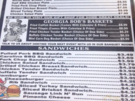 Georgia Bob's Bbq Hwy 96, Warner Robins, Ga menu