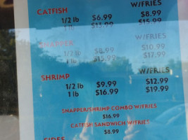 Broadway Fish Shrimp menu