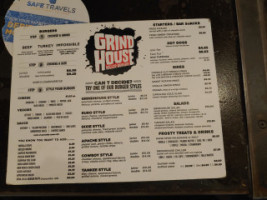 Grindhouse Killer Burgers menu