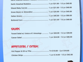 Castaway Craig's Pub Grub menu