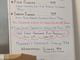 Jimmy's Coney Grill menu