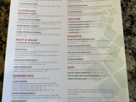 The Garden Grille menu