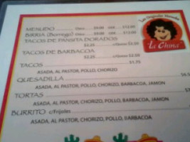 Menudos La China menu